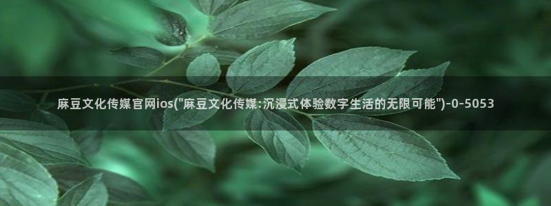 麻豆视频搜索：麻豆文化传媒官网ios(\