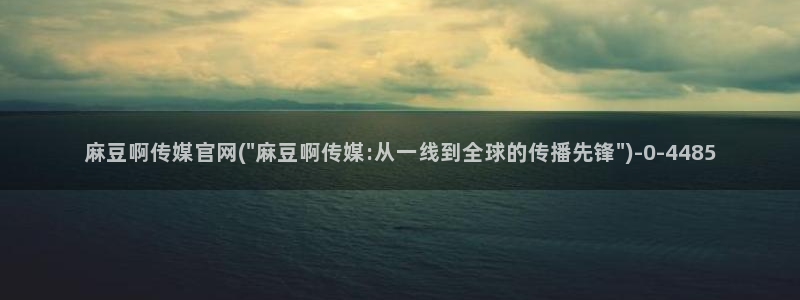 麻豆视频搜索词